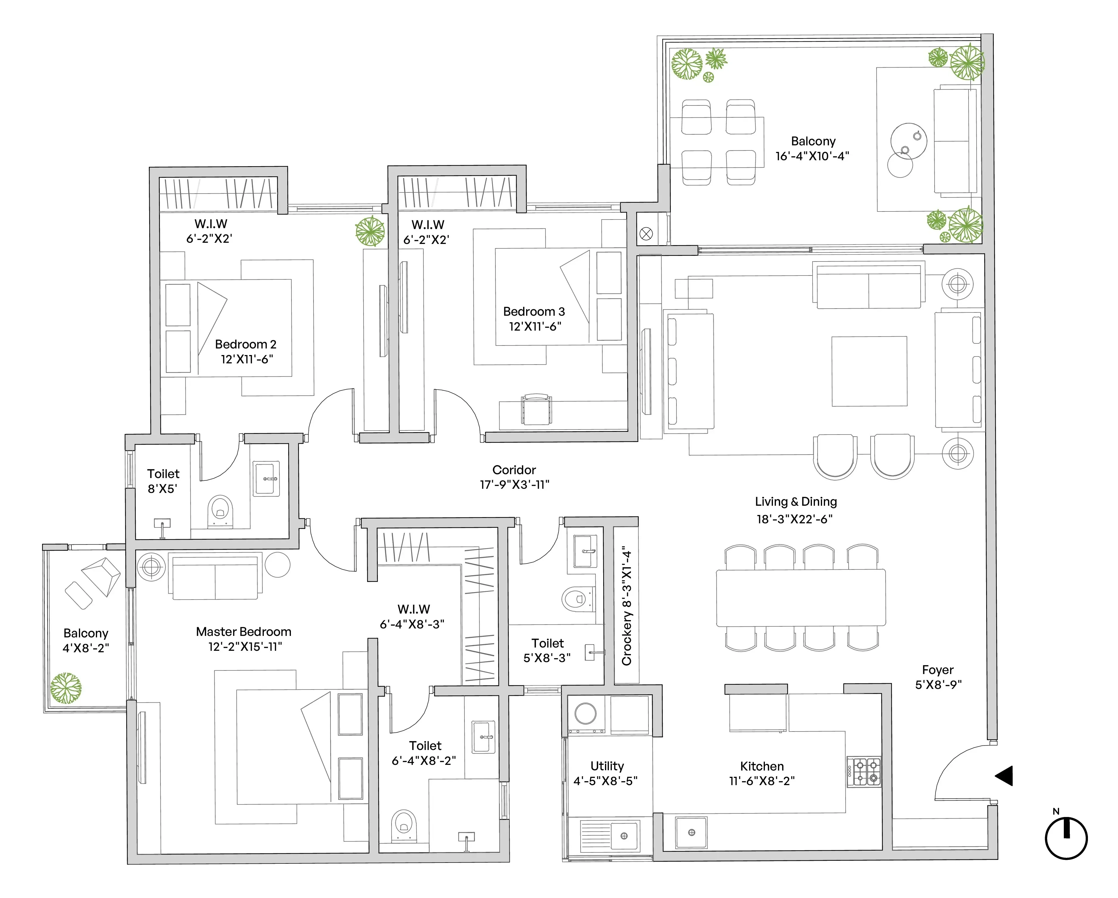 Floorplan type1